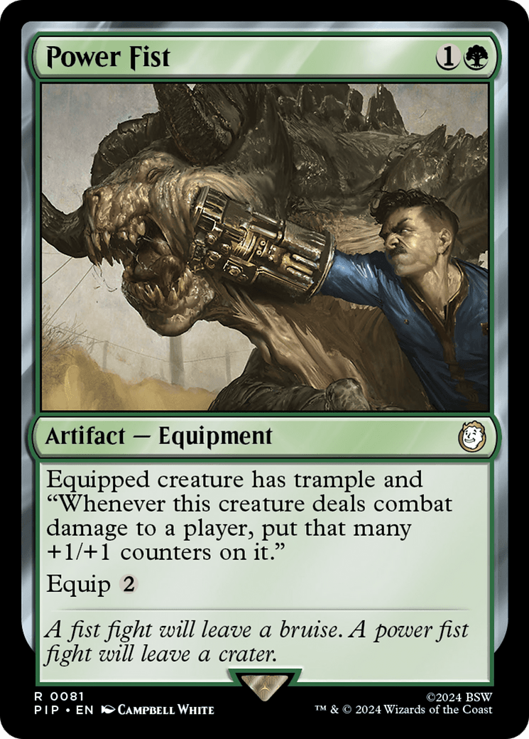 Power Fist [Fallout] MTG Single Magic: The Gathering  | Multizone: Comics And Games