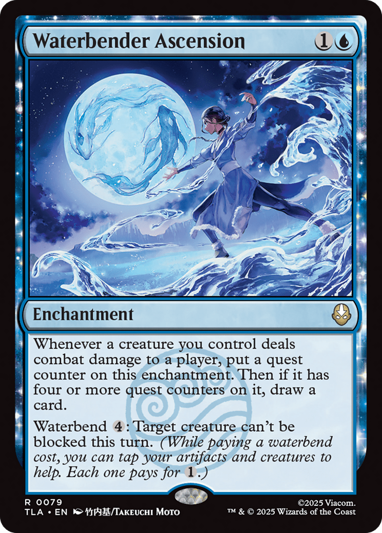 Waterbender Ascension [Avatar: The Last Airbender] MTG Single Magic: The Gathering  | Multizone: Comics And Games