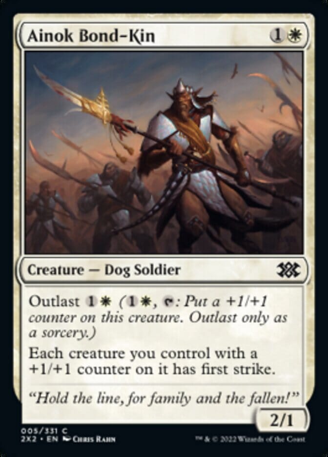 Ainok Bond-Kin [Double Masters 2022] MTG Single Magic: The Gathering  | Multizone: Comics And Games