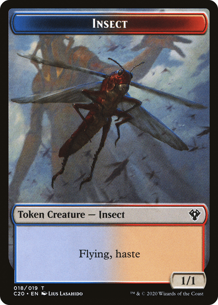 Treasure // Insect Double-Sided Token [Secret Lair: Heads I Win, Tails You Lose Tokens] MTG Single Magic: The Gathering  | Multizone: Comics And Games