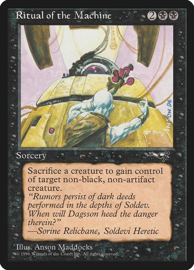 Ritual of the Machine [Alliances] MTG Single Magic: The Gathering  | Multizone: Comics And Games