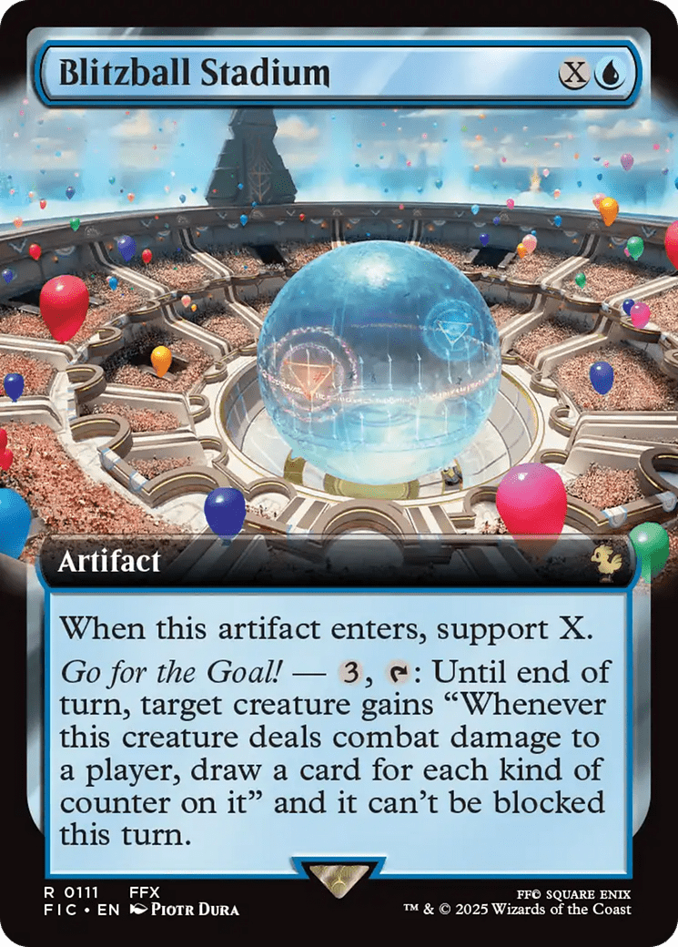 Blitzball Stadium (Extended Art) [FINAL FANTASY Commander] MTG Single Magic: The Gathering  | Multizone: Comics And Games