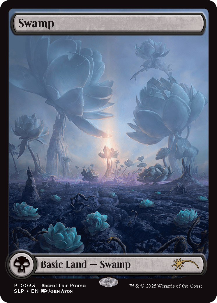 Swamp (0033) [Secret Lair Showdown] MTG Single Magic: The Gathering  | Multizone: Comics And Games