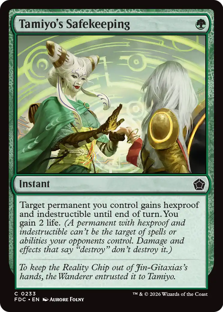 Tamiyo's Safekeeping [Foundations Commander] | Multizone: Comics And Games