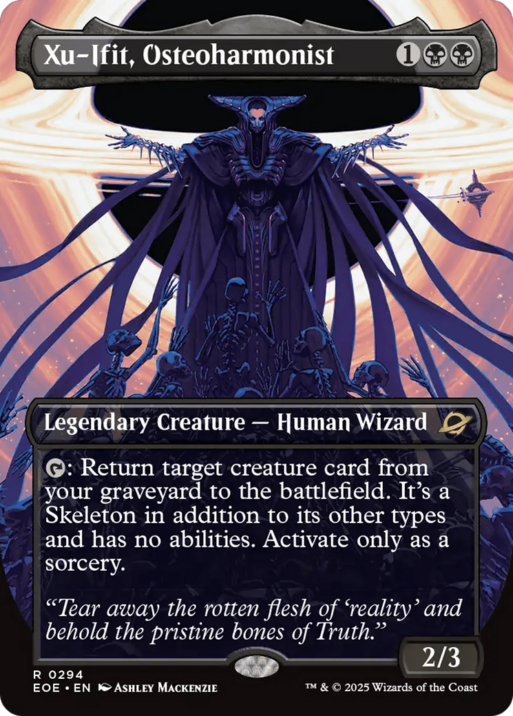 Xu-Ifit, Osteoharmonist (Borderless) [Edge of Eternities] MTG Single Magic: The Gathering  | Multizone: Comics And Games