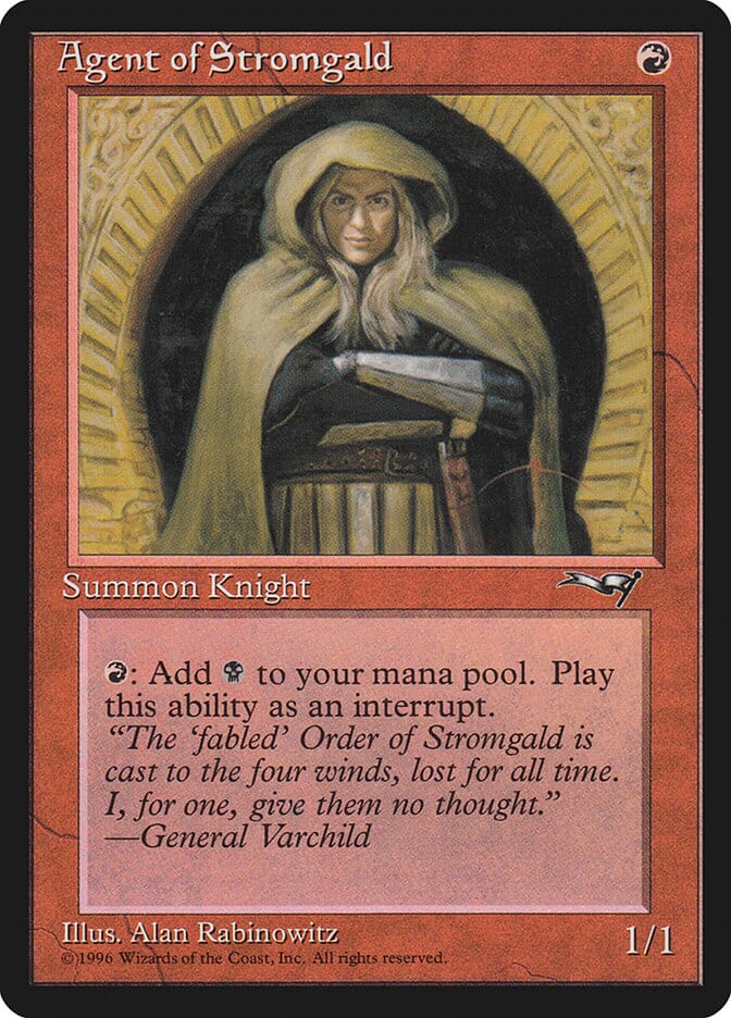 Agent of Stromgald (Arms Crossed) [Alliances] MTG Single Magic: The Gathering  | Multizone: Comics And Games
