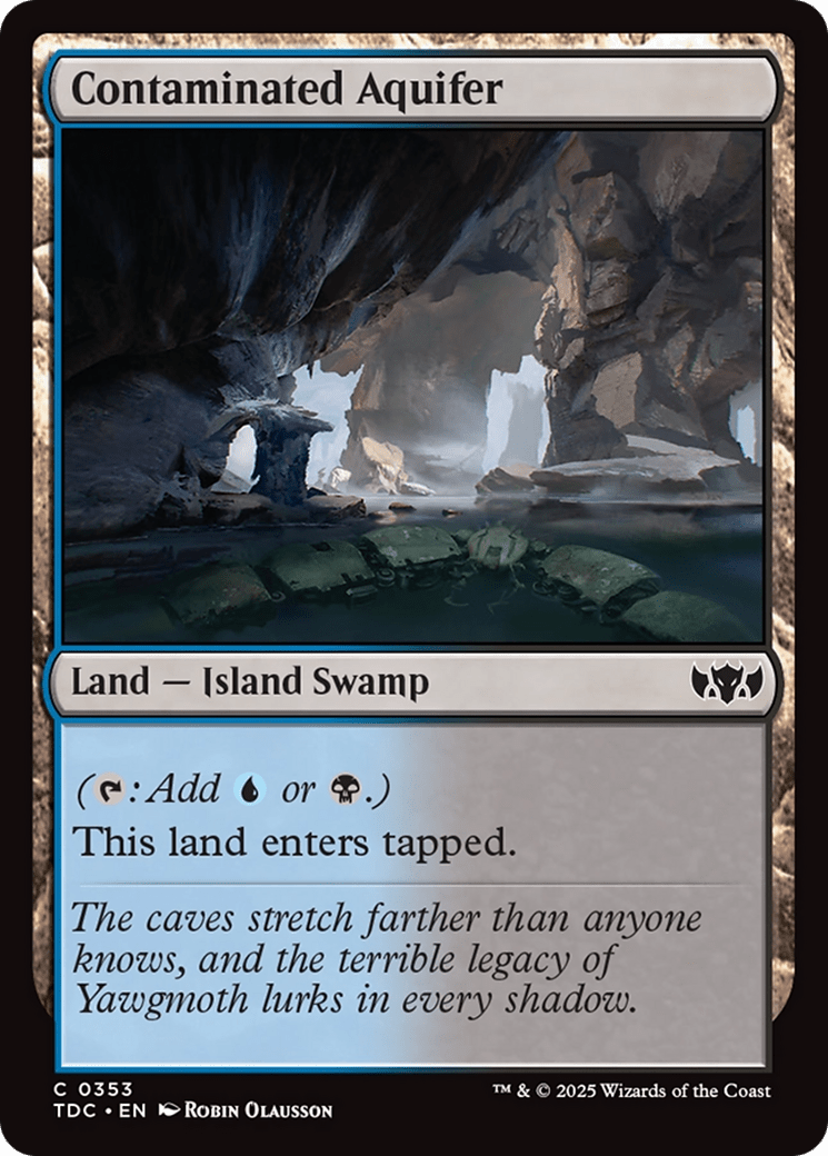 Contaminated Aquifer [Tarkir: Dragonstorm Commander] MTG Single Magic: The Gathering  | Multizone: Comics And Games