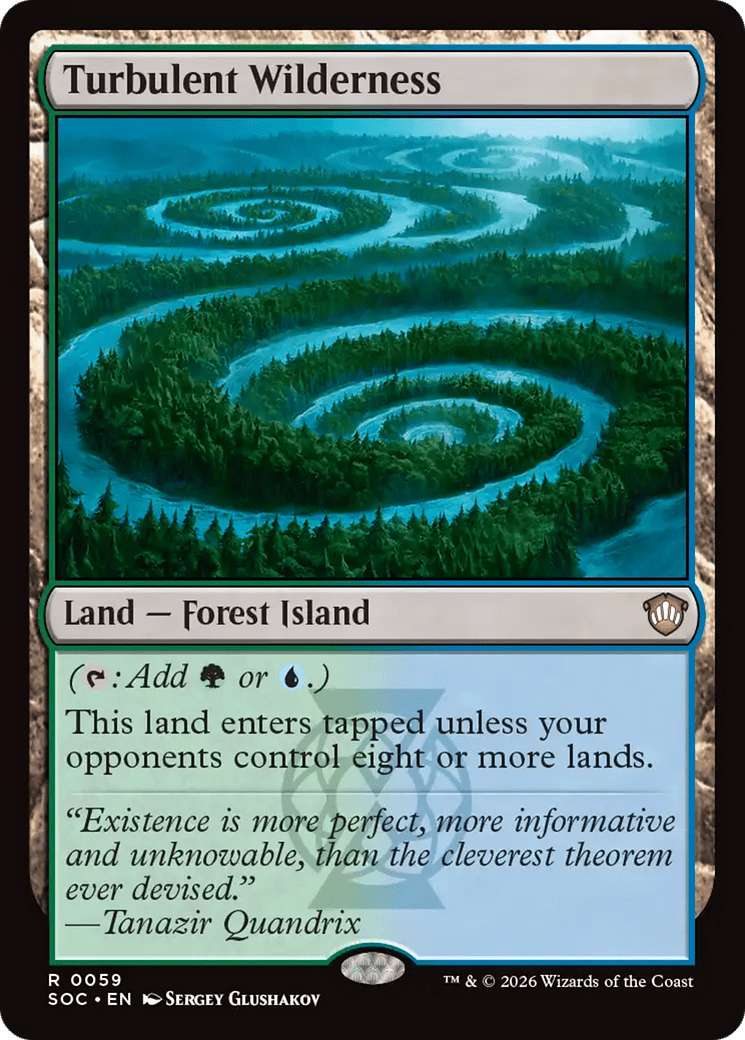 Turbulent Wilderness [Secrets of Strixhaven Commander] MTG Single Magic: The Gathering  | Multizone: Comics And Games