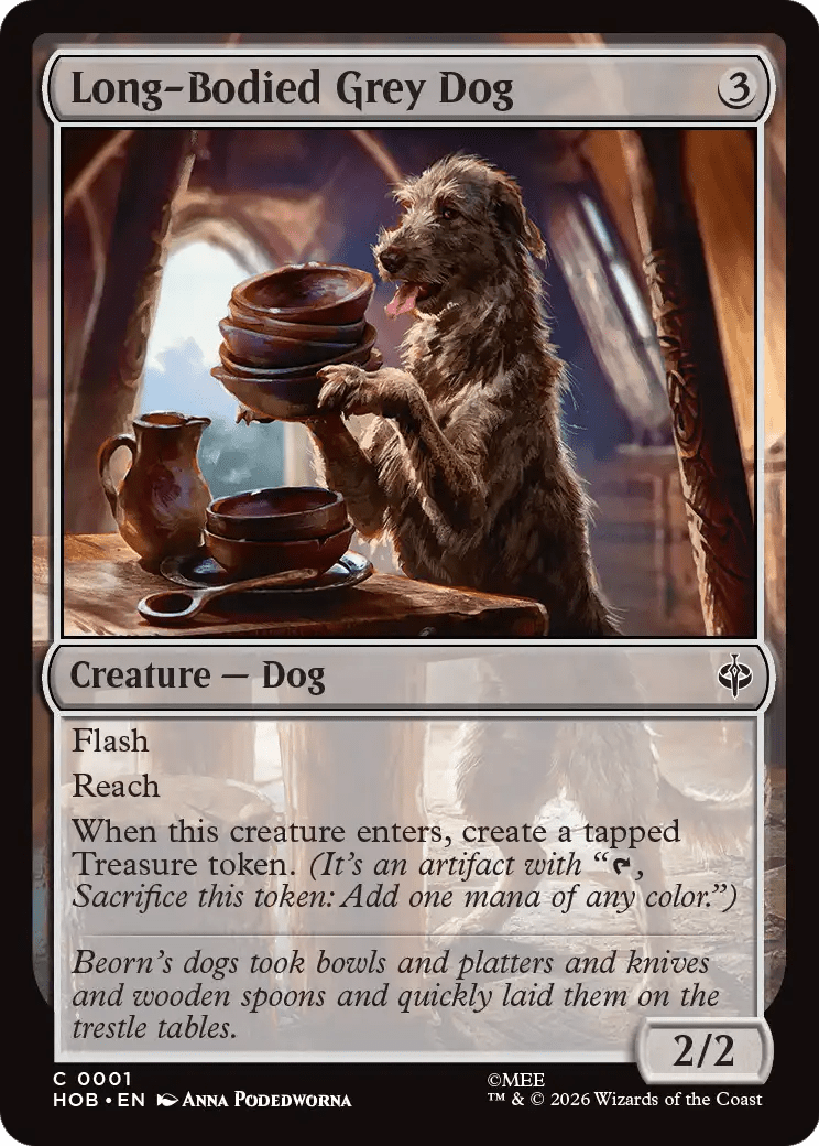 Long-Bodied Grey Dog [The Hobbit] | Multizone: Comics And Games