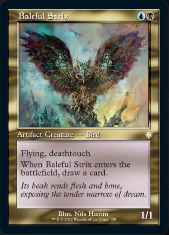 Baleful Strix (Retro) [The Brothers' War Commander] MTG Single Magic: The Gathering  | Multizone: Comics And Games