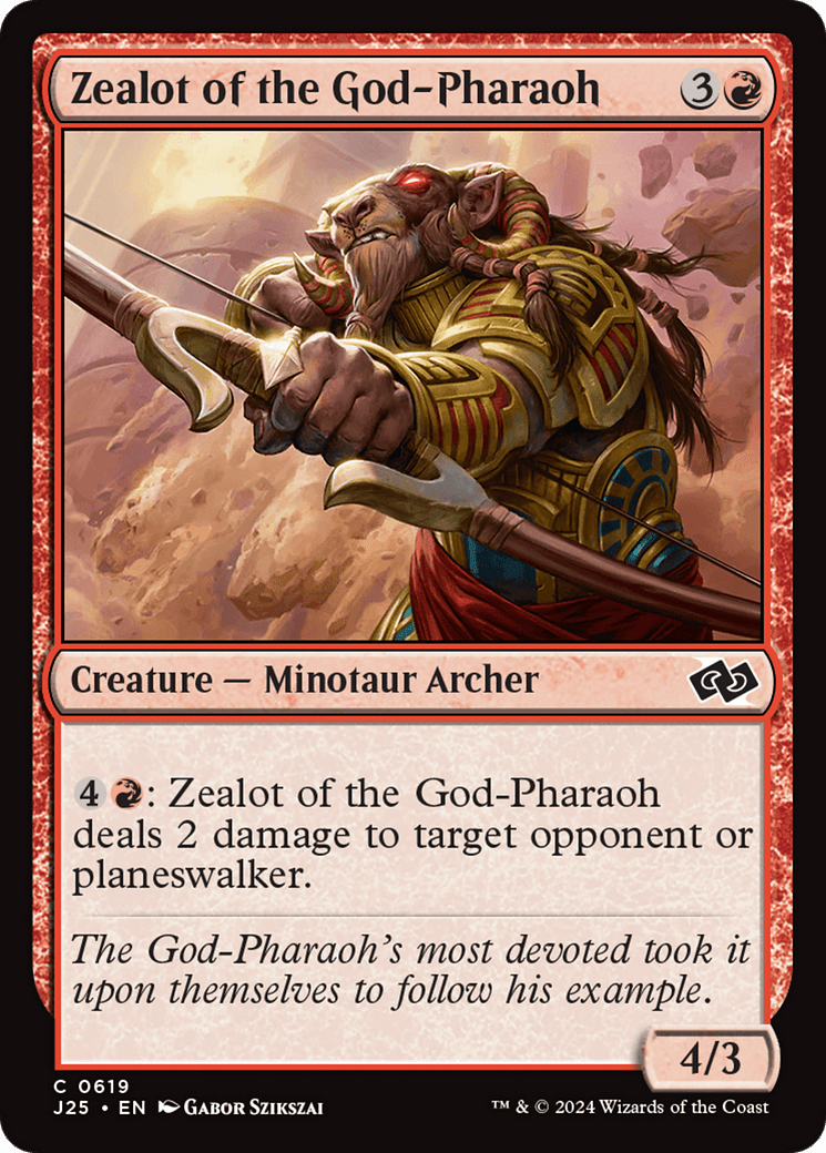 Zealot of the God-Pharaoh [Foundations Jumpstart] MTG Single Magic: The Gathering  | Multizone: Comics And Games