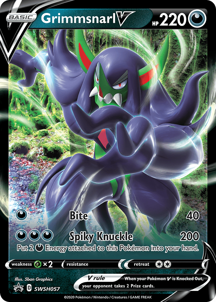Grimmsnarl V (SWSH057) (Jumbo Card) [Sword & Shield: Black Star Promos] Pokemon Single Pokémon  | Multizone: Comics And Games