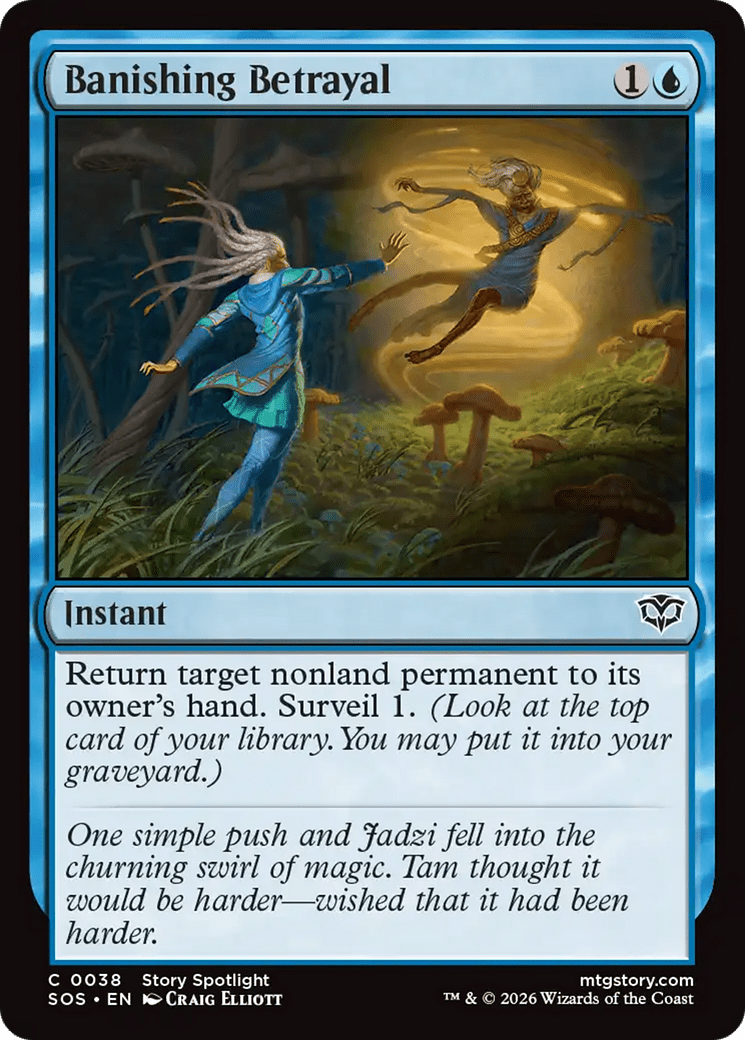 Banishing Betrayal [Secrets of Strixhaven] MTG Single Magic: The Gathering  | Multizone: Comics And Games