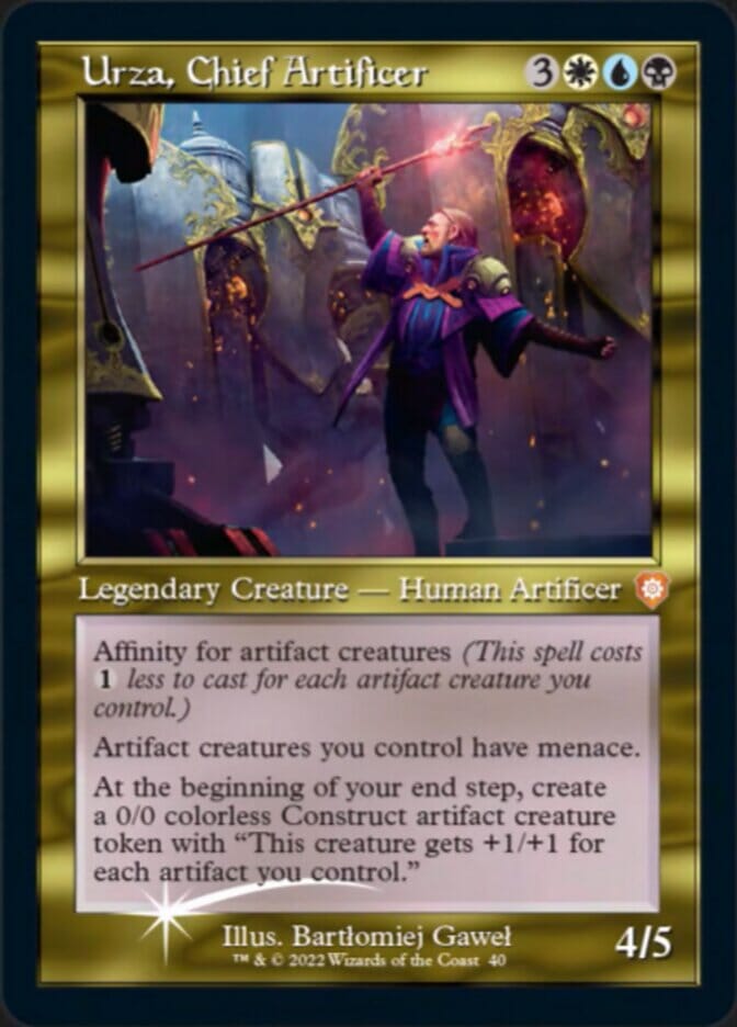 Urza, Chief Artificer (040) (Retro) (Display Commander) [The Brothers' War Commander] MTG Single Magic: The Gathering  | Multizone: Comics And Games