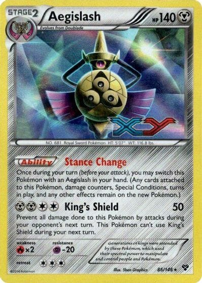 Aegislash (86/146) (Prerelease Promo) [XY: Black Star Promos] Pokemon Single Pokémon  | Multizone: Comics And Games