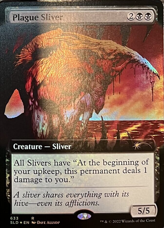 Plague Sliver (Extended Art) [Secret Lair Drop Promos] MTG Single Magic: The Gathering  | Multizone: Comics And Games