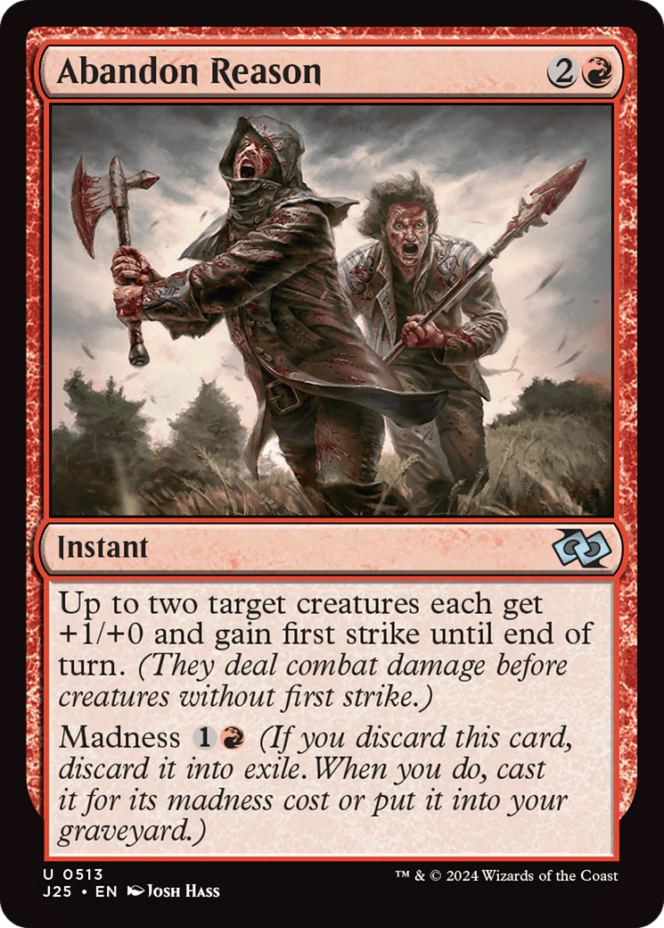 Abandon Reason [Foundations Jumpstart] MTG Single Magic: The Gathering  | Multizone: Comics And Games