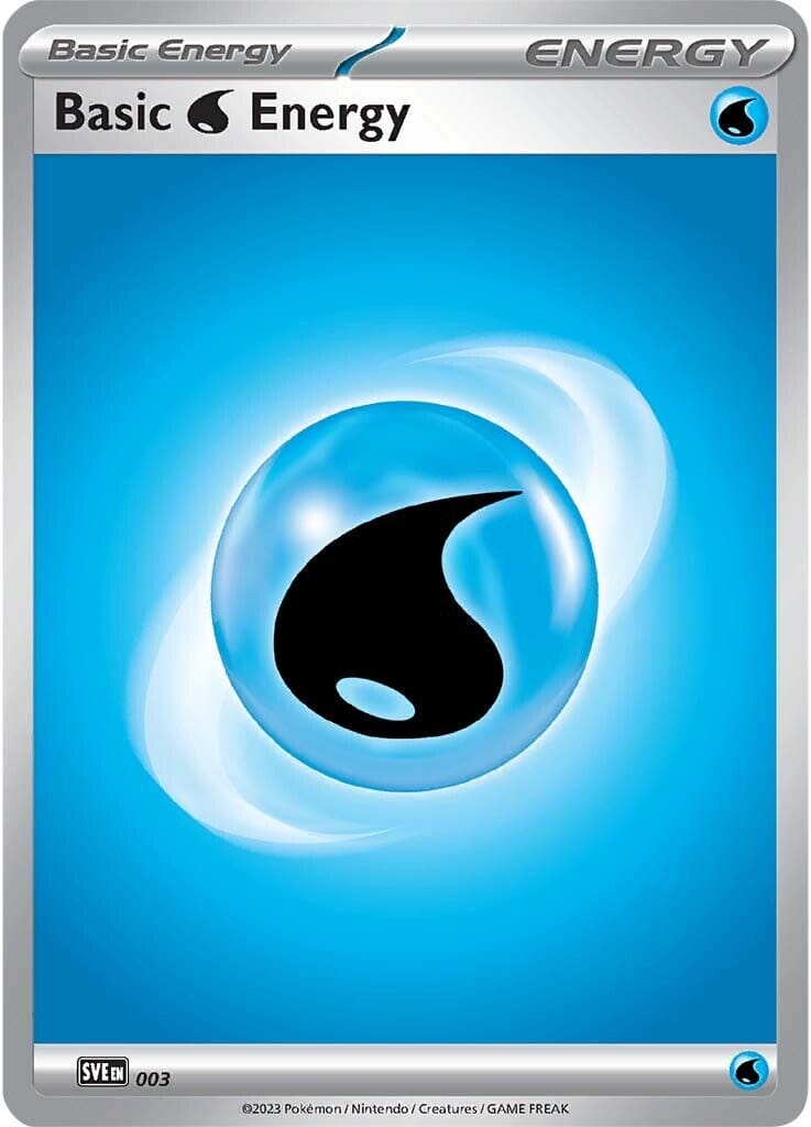 Water Energy (003) [Scarlet & Violet: Base Set] Pokemon Single Pokémon  | Multizone: Comics And Games