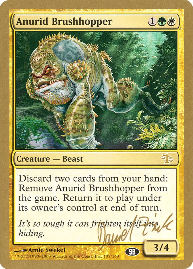 Anurid Brushhopper (Daniel Zink) (SB) [World Championship Decks 2003] MTG Single Magic: The Gathering  | Multizone: Comics And Games