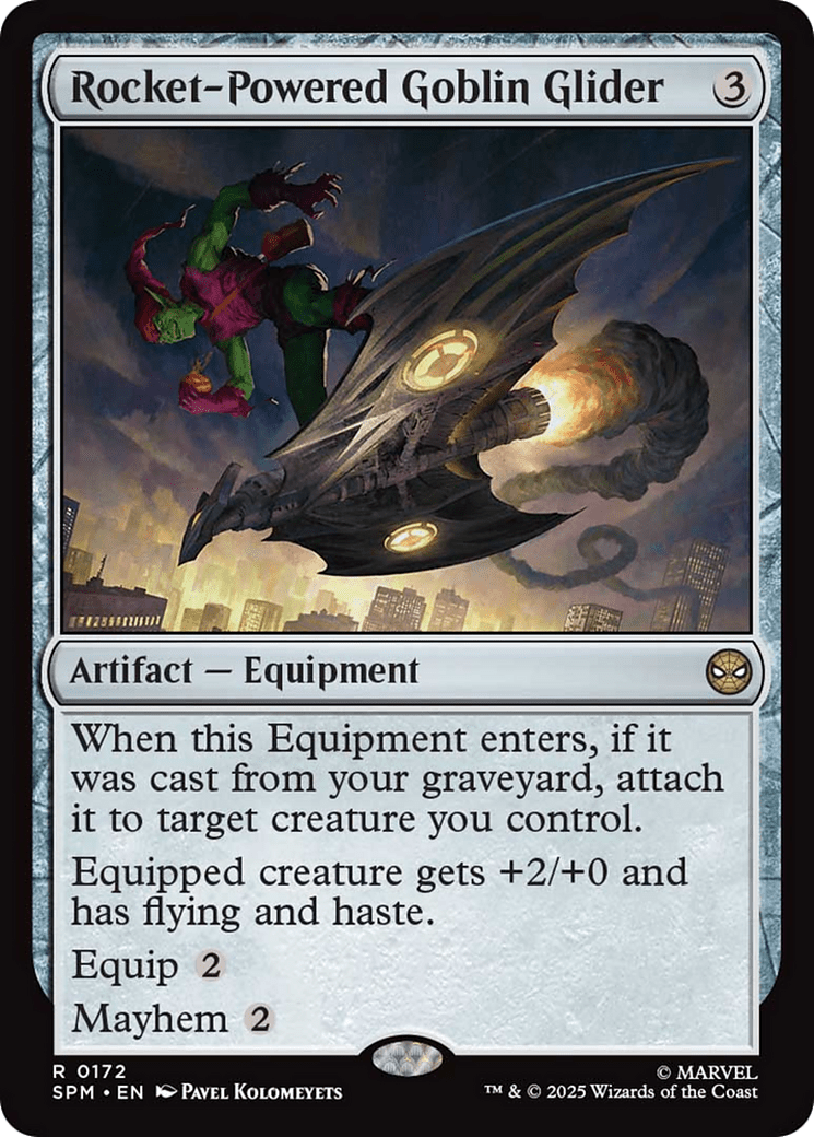 Rocket-Powered Goblin Glider [Marvel's Spider-Man] MTG Single Magic: The Gathering  | Multizone: Comics And Games