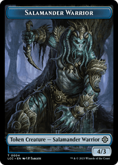 Salamander Warrior // Shapeshifter Double-Sided Token [The Lost Caverns of Ixalan Commander Tokens] MTG Single Magic: The Gathering  | Multizone: Comics And Games