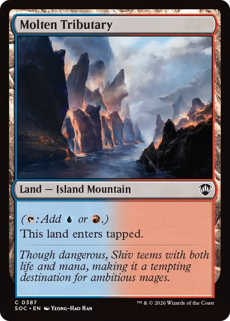 Molten Tributary [Secrets of Strixhaven Commander] MTG Single Magic: The Gathering  | Multizone: Comics And Games
