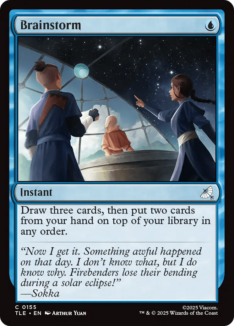 Brainstorm [Avatar: The Last Airbender: Eternal-Legal] MTG Single Magic: The Gathering  | Multizone: Comics And Games