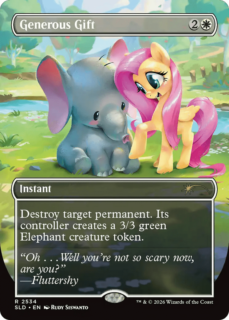 Generous Gift (2534) [Secret Lair Drop Series] MTG Single Magic: The Gathering  | Multizone: Comics And Games