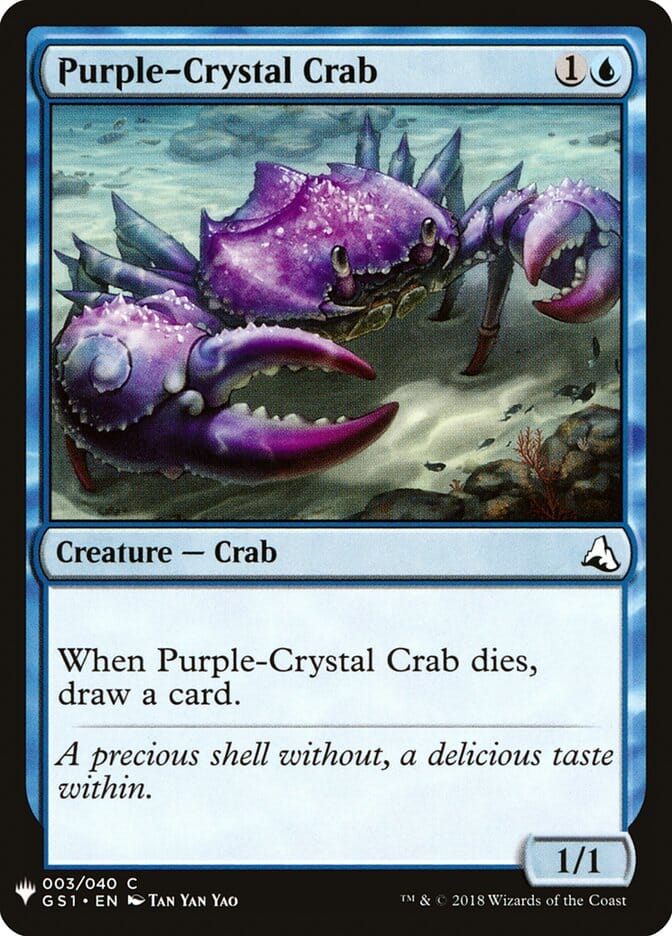 Purple-Crystal Crab [Mystery Booster] MTG Single Magic: The Gathering  | Multizone: Comics And Games