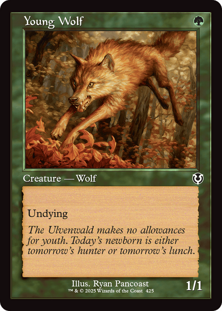 Young Wolf (Retro Frame) [Innistrad Remastered] MTG Single Magic: The Gathering  | Multizone: Comics And Games