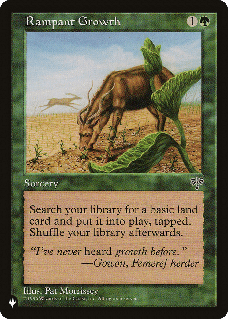 Rampant Growth (MIR) [The List] MTG Single Magic: The Gathering  | Multizone: Comics And Games