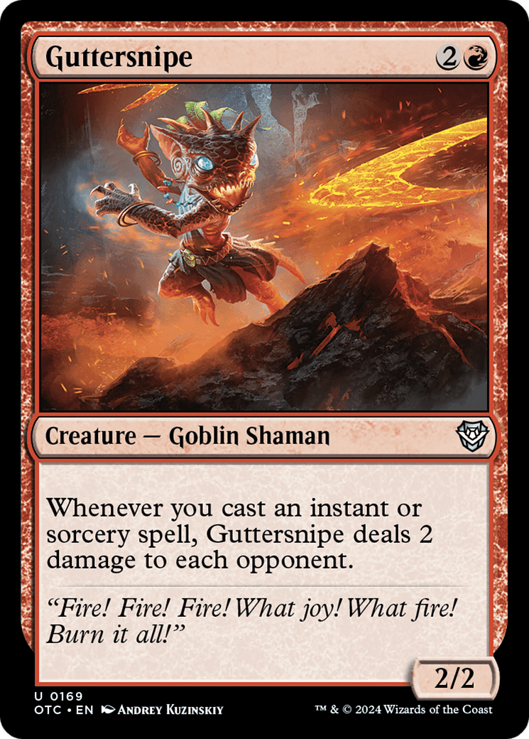 Guttersnipe [Outlaws of Thunder Junction Commander] MTG Single Magic: The Gathering  | Multizone: Comics And Games
