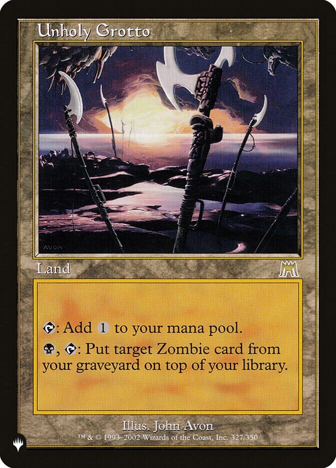 Unholy Grotto [The List] MTG Single Magic: The Gathering  | Multizone: Comics And Games