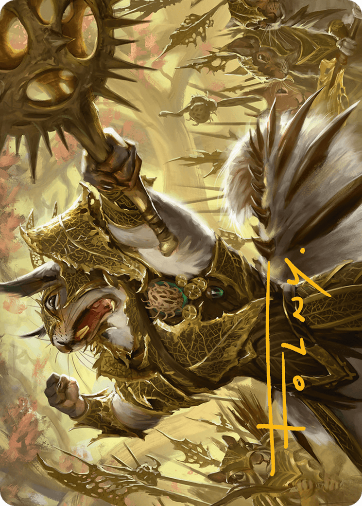 Honored Dreyleader Art Card (Gold-Stamped Signature) [Bloomburrow Art Series] MTG Single Magic: The Gathering  | Multizone: Comics And Games