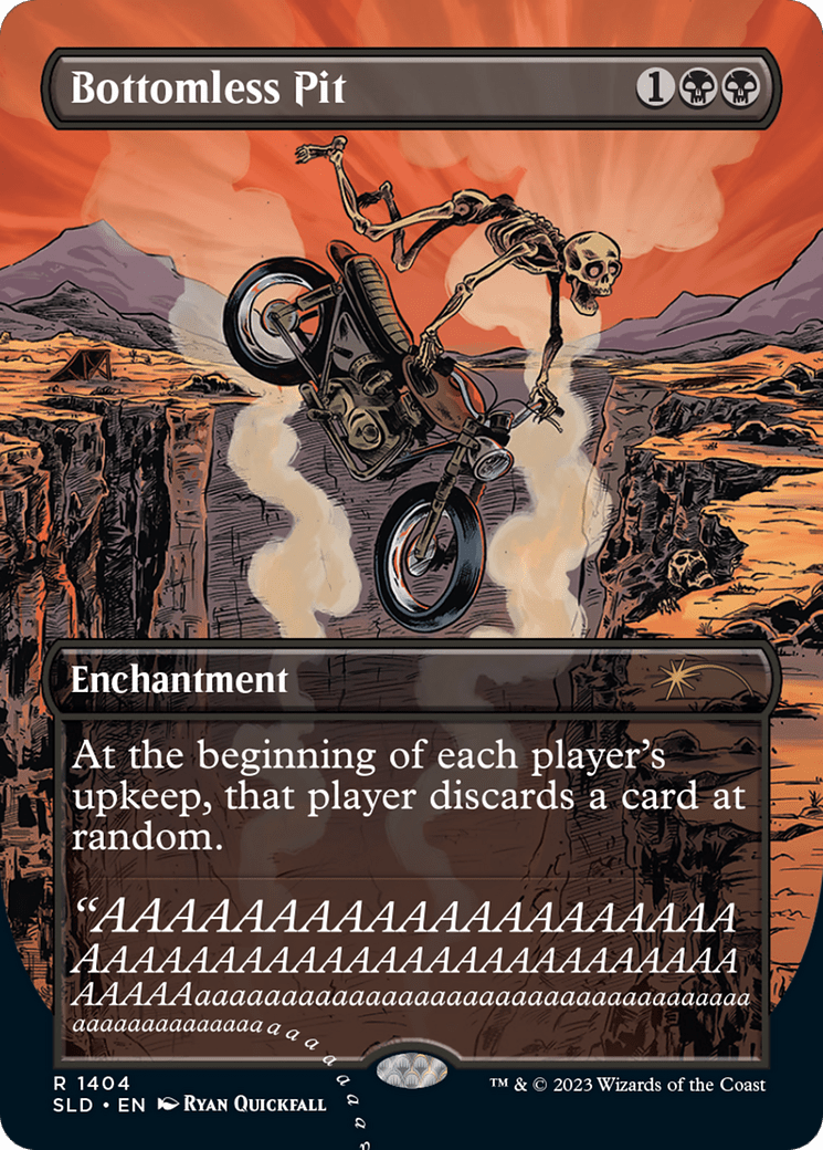 Bottomless Pit [Secret Lair Drop Series] MTG Single Magic: The Gathering  | Multizone: Comics And Games