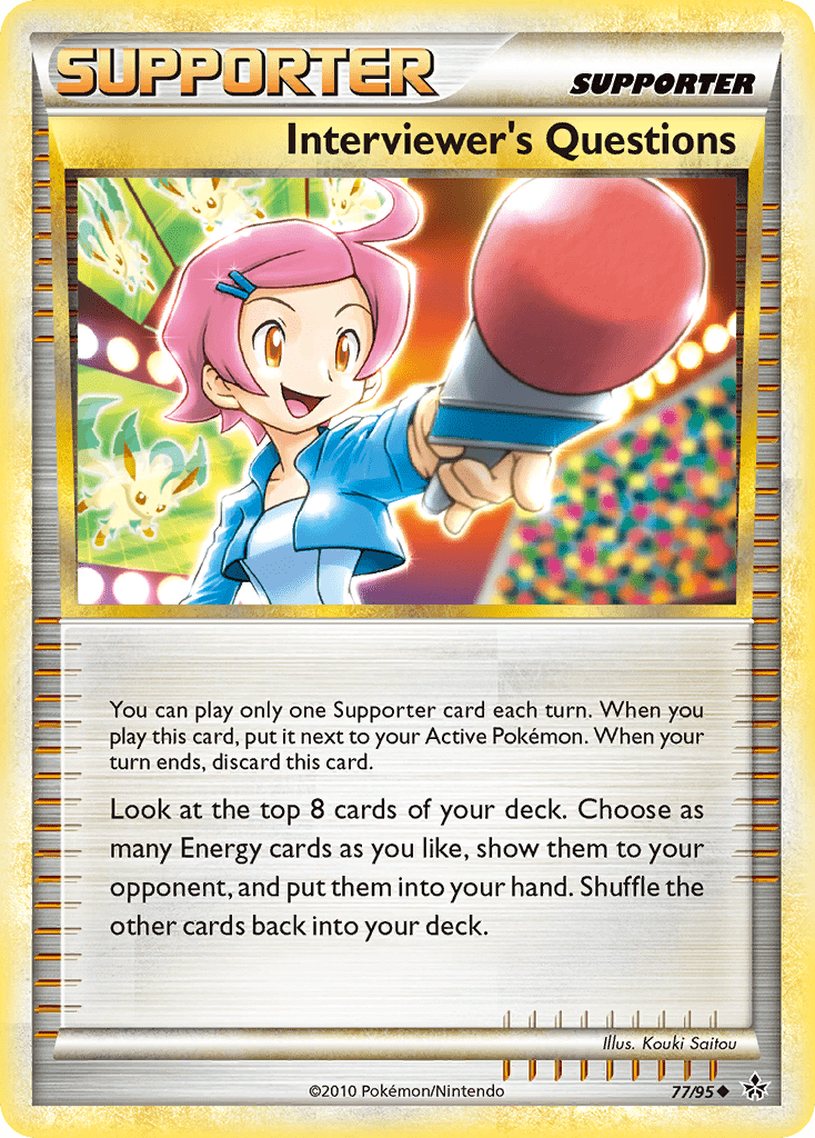 Interviewer's Questions (77/95) [HeartGold & SoulSilver: Unleashed] Pokemon Single Pokémon  | Multizone: Comics And Games