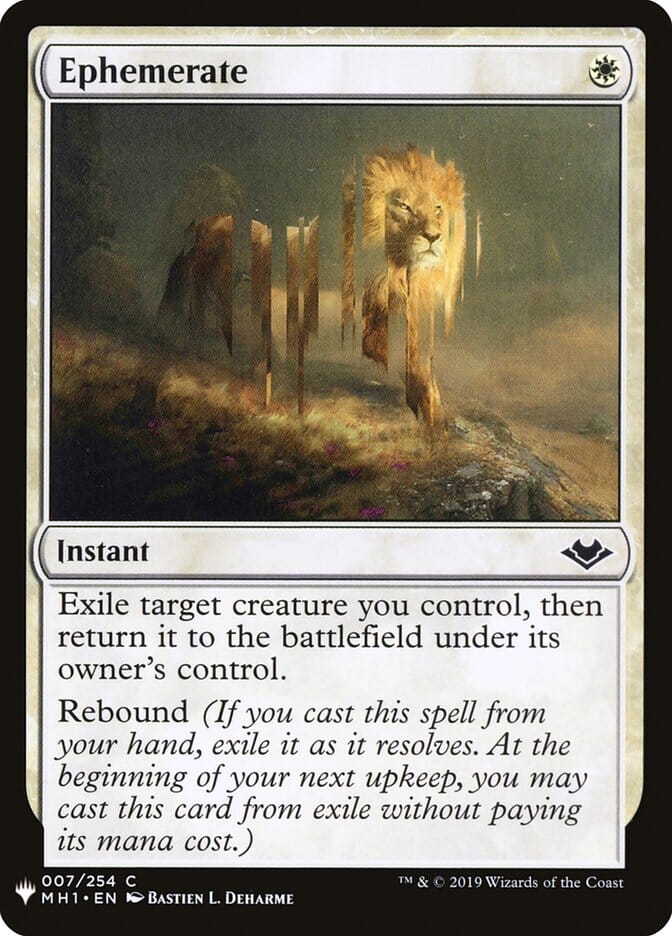 Ephemerate [Mystery Booster] MTG Single Magic: The Gathering  | Multizone: Comics And Games