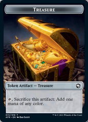 Treasure // Faerie Dragon Double-Sided Token [Dungeons & Dragons: Adventures in the Forgotten Realms Tokens] MTG Single Magic: The Gathering  | Multizone: Comics And Games
