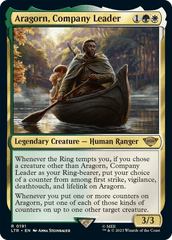 Aragorn, Company Leader [The Lord of the Rings: Tales of Middle-Earth] MTG Single Magic: The Gathering  | Multizone: Comics And Games