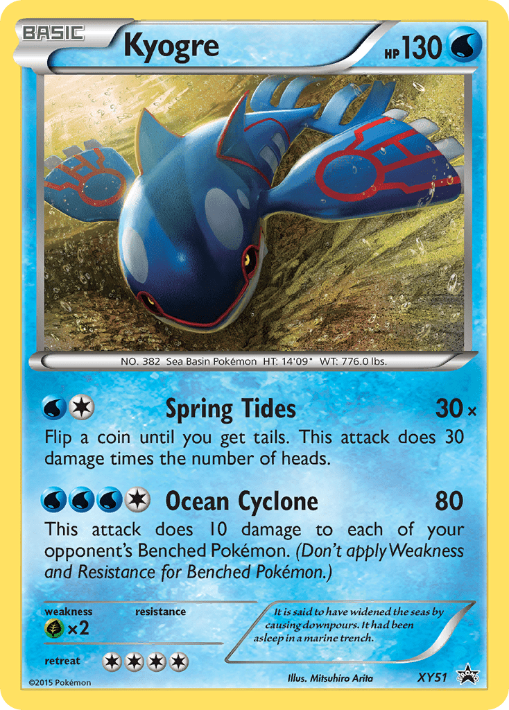 Kyogre (XY51) [XY: Black Star Promos] Pokemon Single Pokémon  | Multizone: Comics And Games