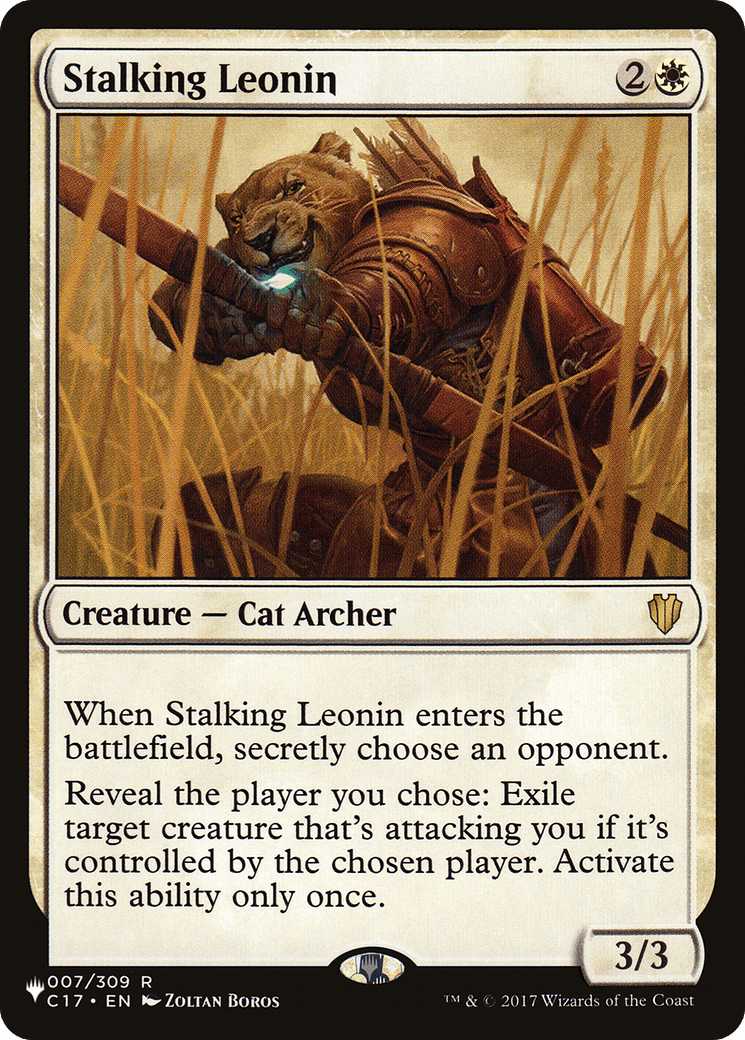 Stalking Leonin [The List] MTG Single Magic: The Gathering  | Multizone: Comics And Games