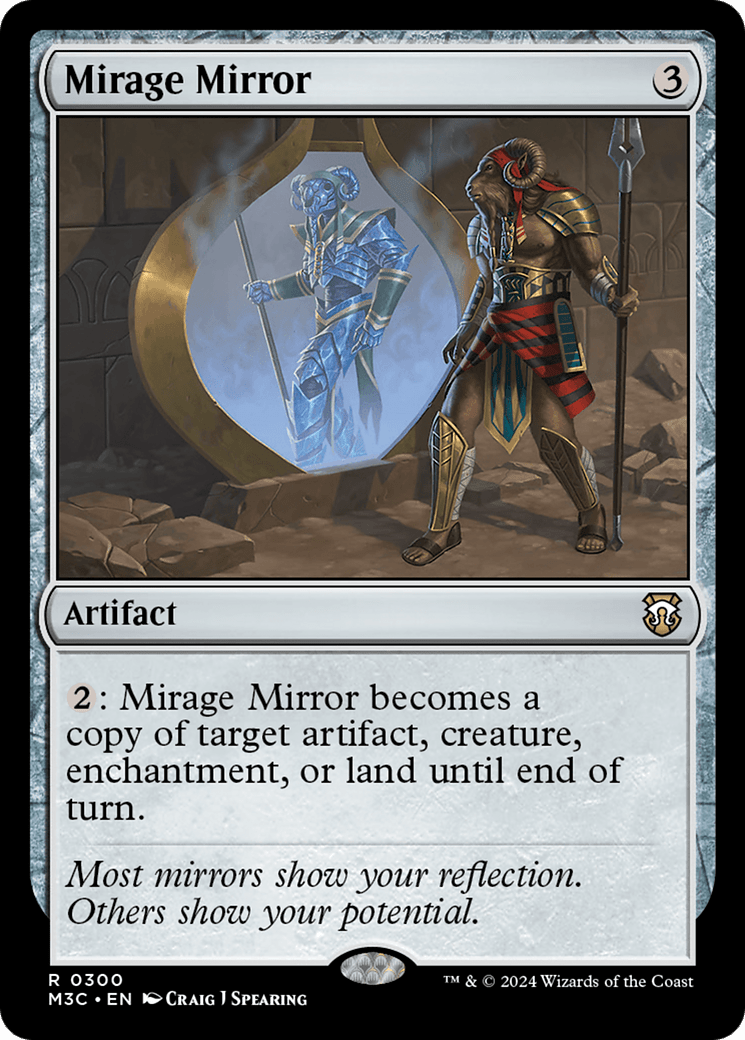 Mirage Mirror (Ripple Foil) [Modern Horizons 3 Commander] MTG Single Magic: The Gathering  | Multizone: Comics And Games