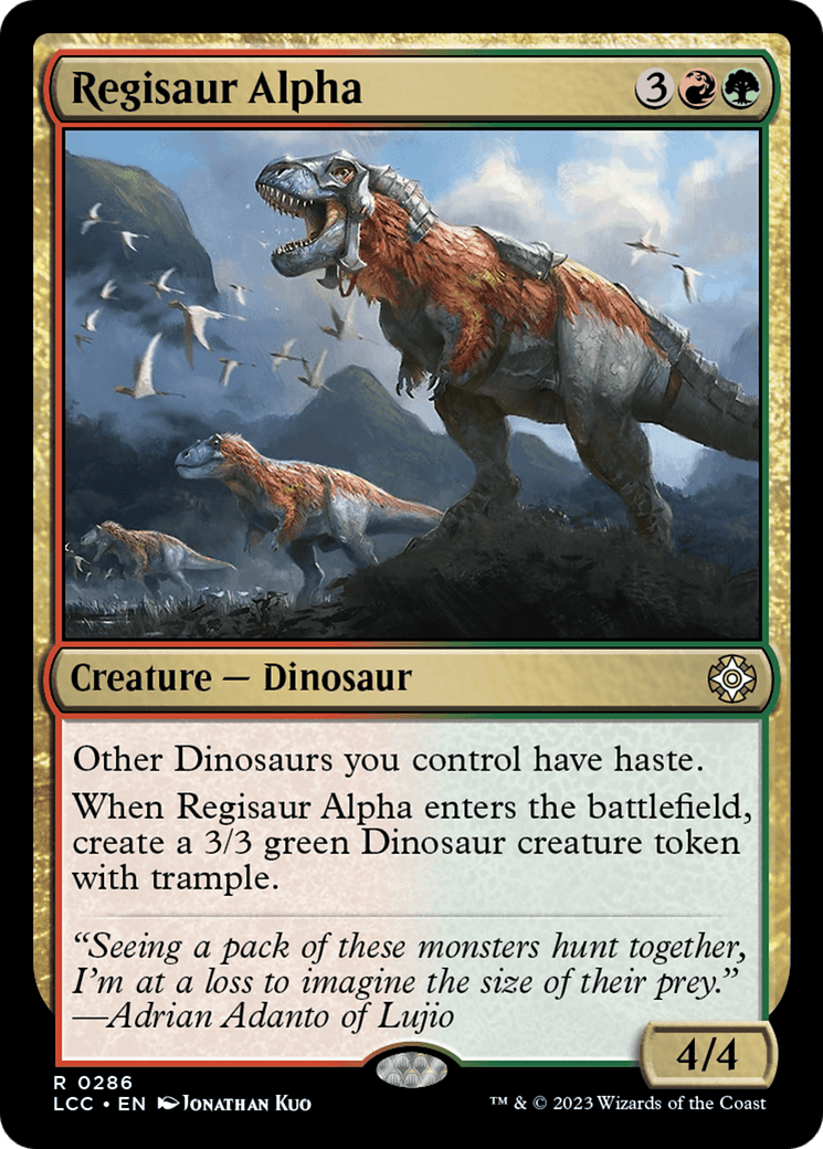 Regisaur Alpha [The Lost Caverns of Ixalan Commander] MTG Single Magic: The Gathering  | Multizone: Comics And Games