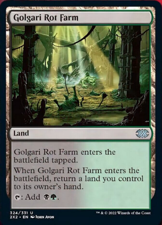 Golgari Rot Farm [Double Masters 2022] MTG Single Magic: The Gathering  | Multizone: Comics And Games
