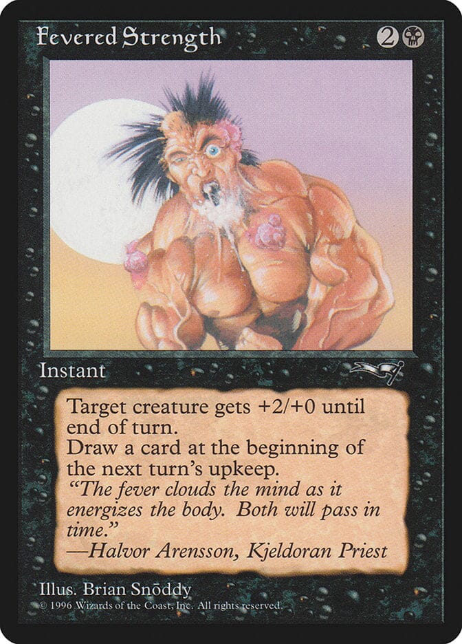 Fevered Strength (Foaming Mouth) [Alliances] MTG Single Magic: The Gathering  | Multizone: Comics And Games