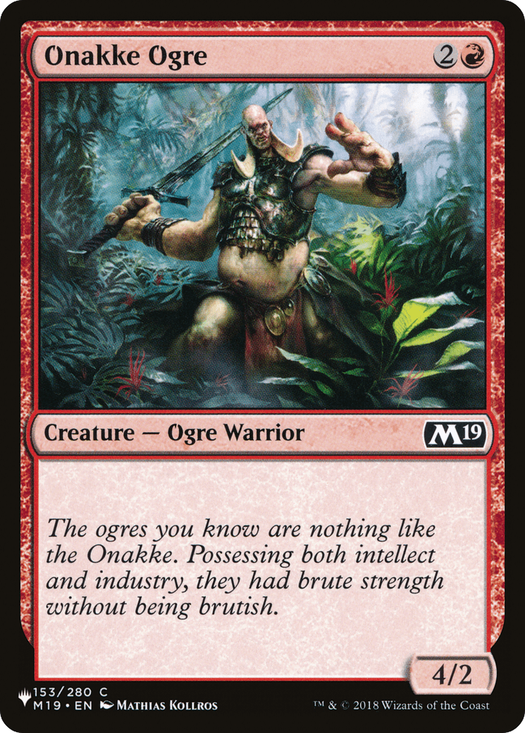Onakke Ogre [The List] MTG Single Magic: The Gathering  | Multizone: Comics And Games