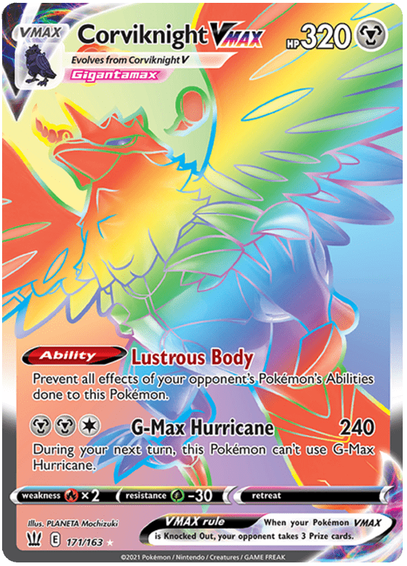 Corviknight VMAX (171/163) [Sword & Shield: Battle Styles] Pokemon Single Pokémon  | Multizone: Comics And Games