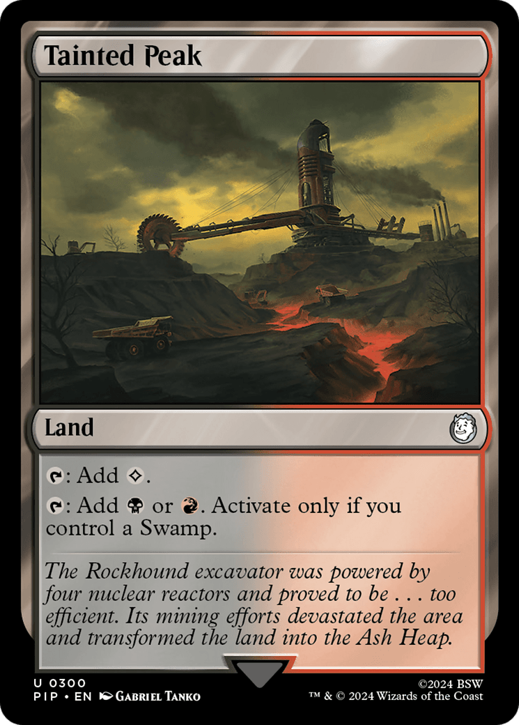Tainted Peak [Fallout] MTG Single Magic: The Gathering  | Multizone: Comics And Games
