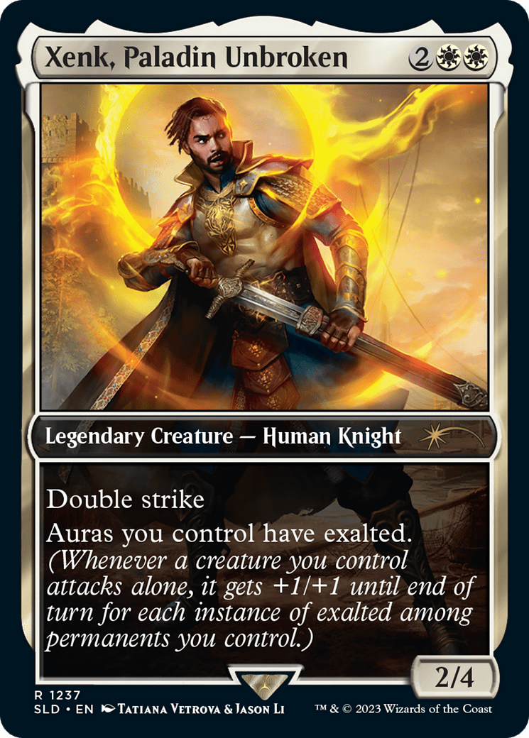 Xenk, Paladin Unbroken [Secret Lair Drop Series] MTG Single Magic: The Gathering  | Multizone: Comics And Games