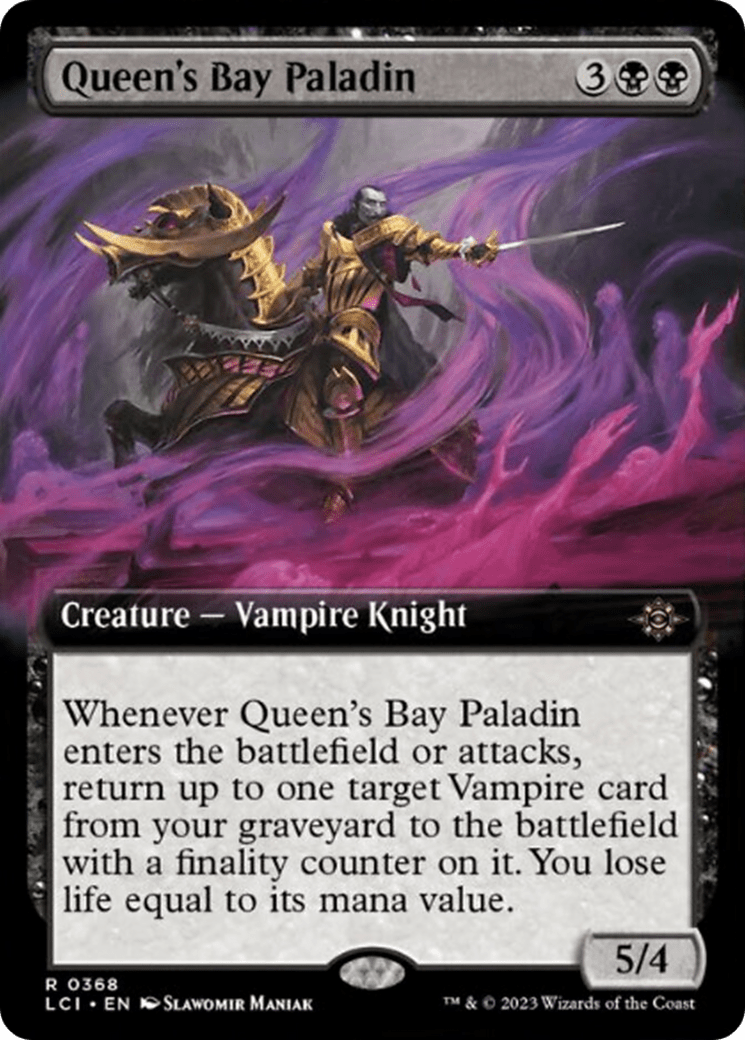 Queen's Bay Paladin (Extended Art) [The Lost Caverns of Ixalan] MTG Single Magic: The Gathering  | Multizone: Comics And Games